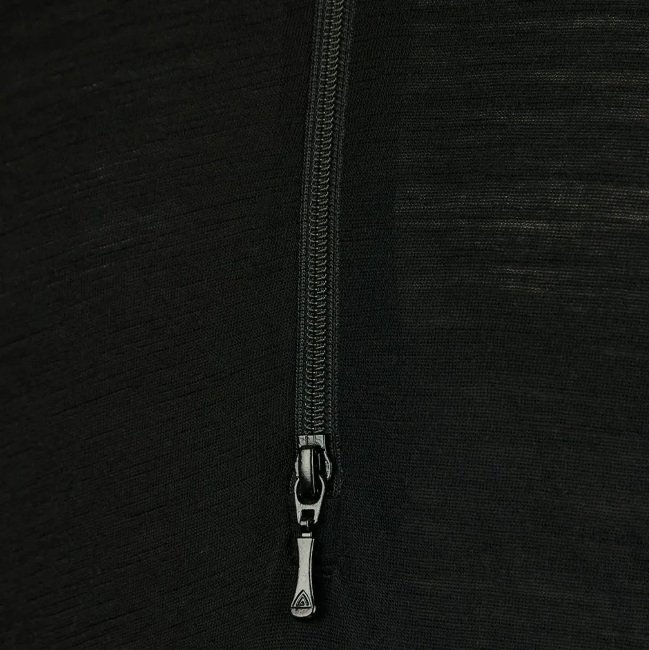 Aclima Trekkingbekleidung|Wanderbekleidung-- LightWool Hoodie - Merinopullover Jet Black