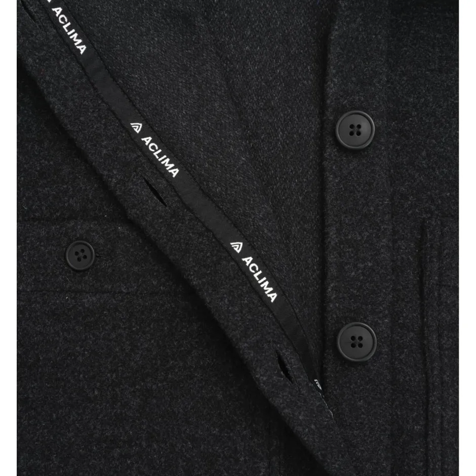 Aclima Jacken|Wanderbekleidung-- ReBorn Lumber Jacket - Hemd Dark Grey Melange