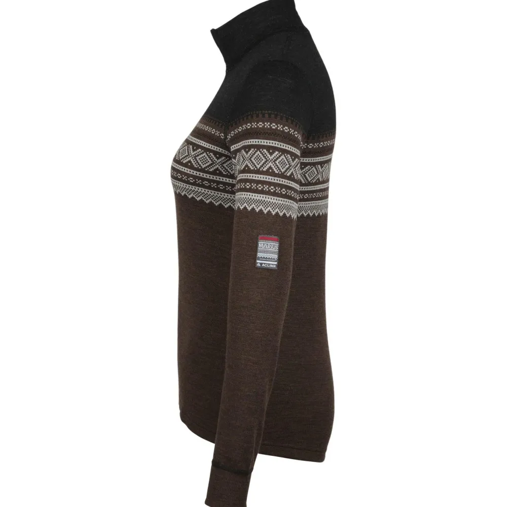Aclima - Women's Designwool Marius Mockneck - Merinopullover Andersnatten New