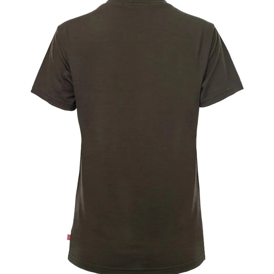 Aclima - Woen' ightwoo 180 Caic Tee - erinohirt