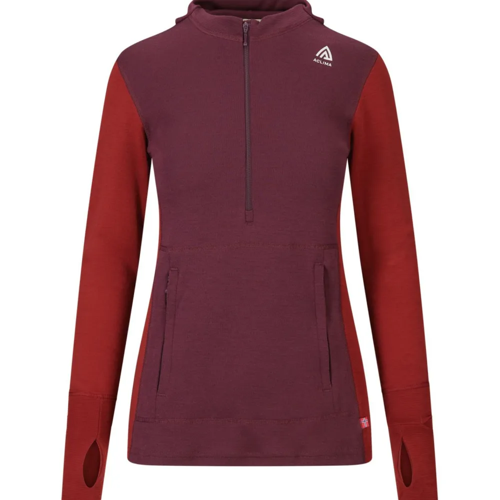 Aclima - Women's Warmwool Hoodsweater with Zip - Merinohoodie Discount