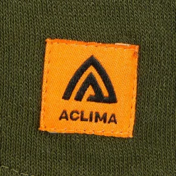 Aclima - Woolterry Polo - Merinoshirt Olive Night Sale