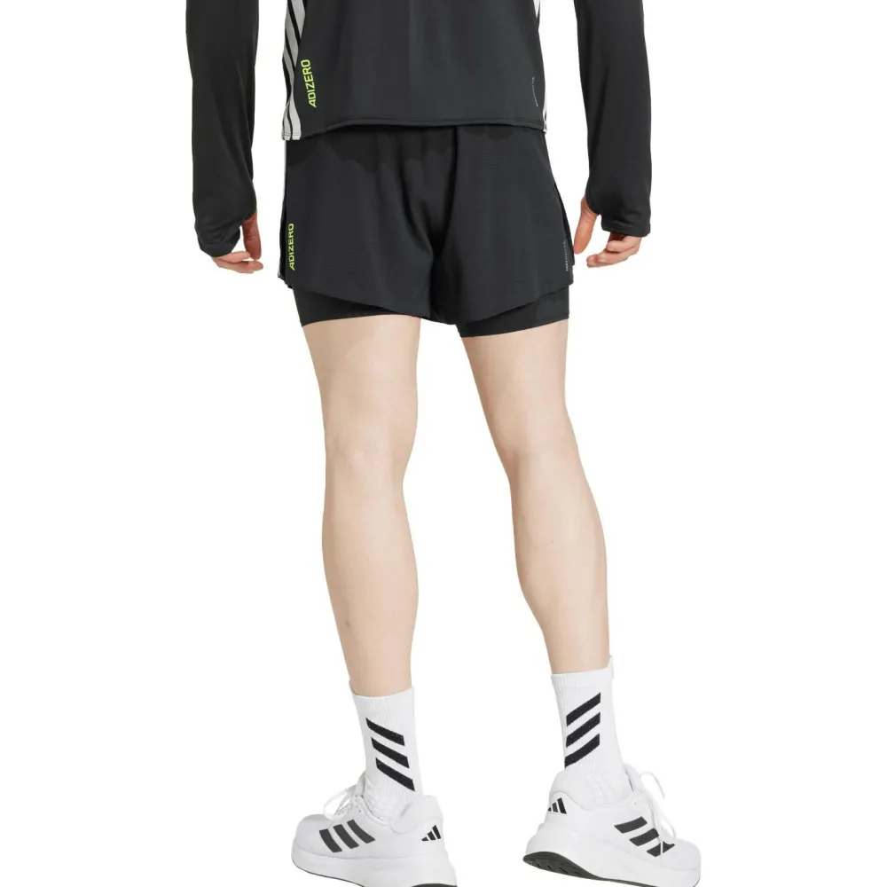adidas - Adizero 2in1 Shorts - Laufshorts Black Outlet