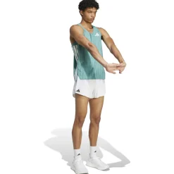 adidas - Adizero Running Singlet - Laufshirt Powder Teal / Preloved Teal Sale