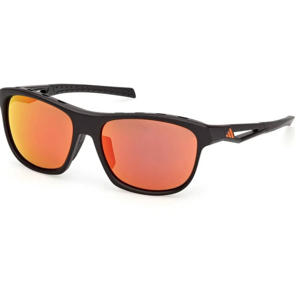 adidas eyewear - SP0118 Mirror S3 (VLT 16%) - Fahrradbrille Matte Black Hot