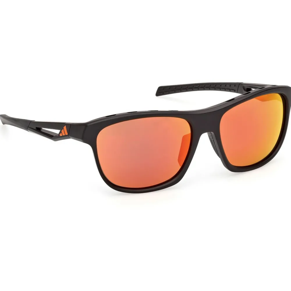 adidas eyewear - SP0118 Mirror S3 (VLT 16%) - Fahrradbrille Matte Black Hot