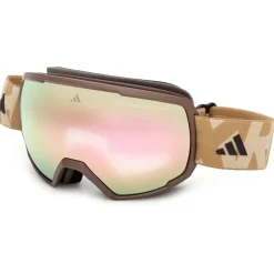 adidas eyewear Ski-Ausrüstung|Skibrillen-- SP0121 Mirror S2 (VLT 27%) - Skibrille Matte Dark Brown
