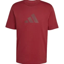 adidas Alltagsbekleidung|T-Shirts-- Future Icons 3 Bar Logo Tee - T-Shirt Active Maroon