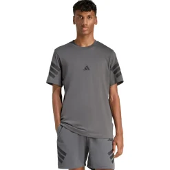 adidas - Future Icons 3-Stripes Regular Tee - T-Shirt Grey Six Hot