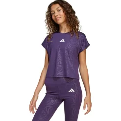 Kinder adidas - Kid's All Sports Animal Print Crop T-Shirt - T-Shirt