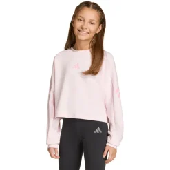 adidas - Kid's Future Icons 3-Stripes Crew - Pullover Sale