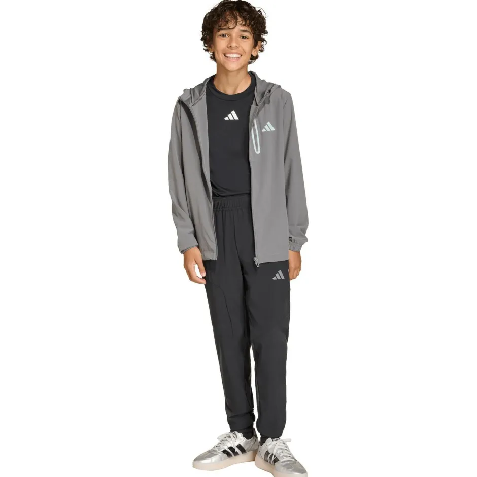 Kinder adidas - Kid's Hooded Tech Woven Pants - Trainingshose