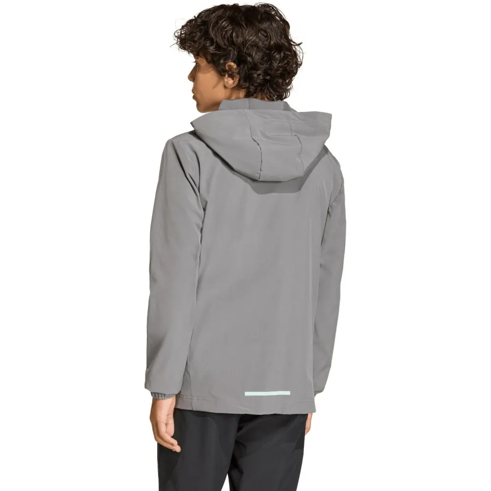 - Kid's Hooded Tech Woven Jacke - Sweat- & Trainingsjacke < adidas