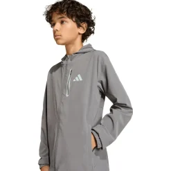 - Kid's Hooded Tech Woven Jacke - Sweat- & Trainingsjacke < adidas