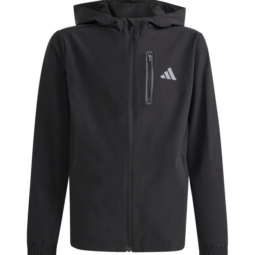 - Kid's Hooded Tech Woven Jacke - Sweat- & Trainingsjacke < adidas