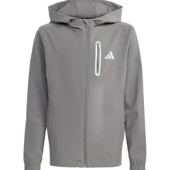 - Kid's Hooded Tech Woven Jacke - Sweat- & Trainingsjacke < adidas