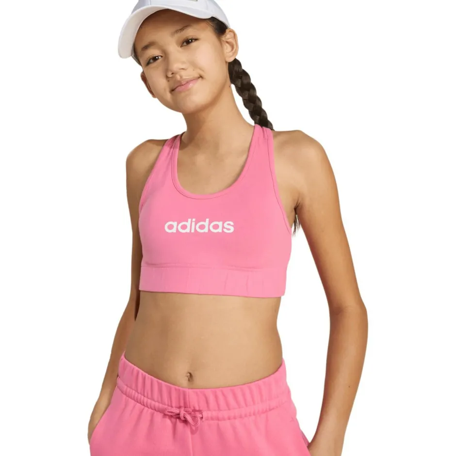 Kinder adidas - Kid's Linear Logo Bra Top - Sport-BH