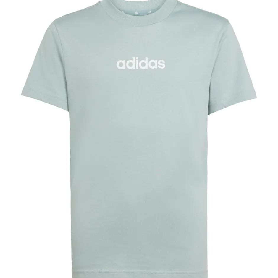 adidas Alltagsbekleidung|T-Shirts-- Kid's Linear Tee 160 - T-Shirt