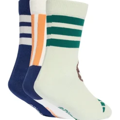 adidas - Kid's LK Disney Zoo 3-Pack - Multifunktionssocken Off White / Linen Green / Dark Blue Discount