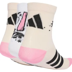 adidas Socken|Socken-- Kid's Logo Socks 3-Pack - Multifunktionssocken Wonder Quartz / White / Bliss Pink