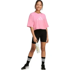 adidas - Kid's Sport Icon Crop Tee - Funktionsshirt Online