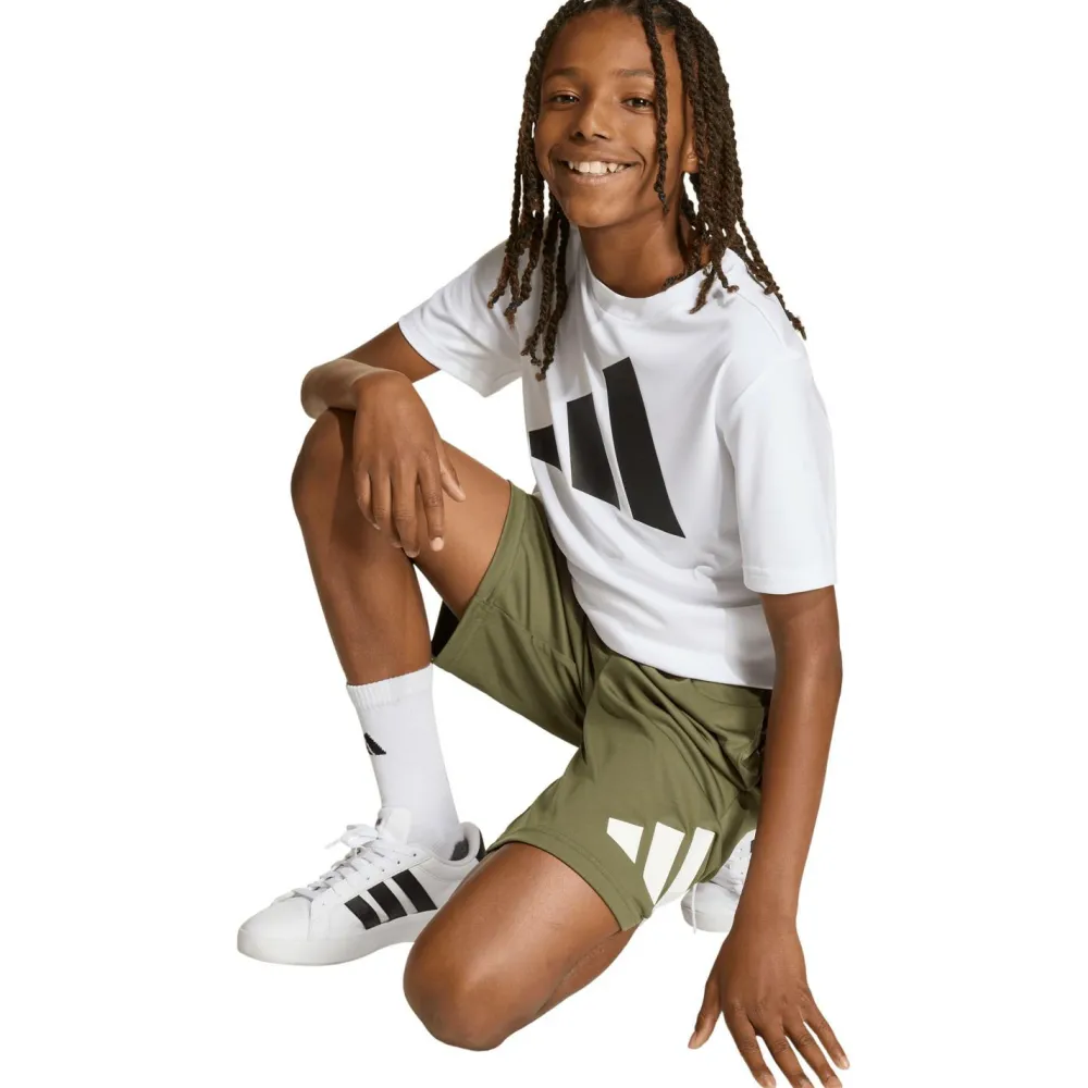 - Kid's Train-Essential Big Logo Shorts - Shorts < adidas Clearance