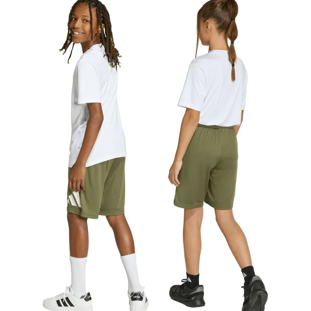 - Kid's Train-Essential Big Logo Shorts - Shorts < adidas Clearance