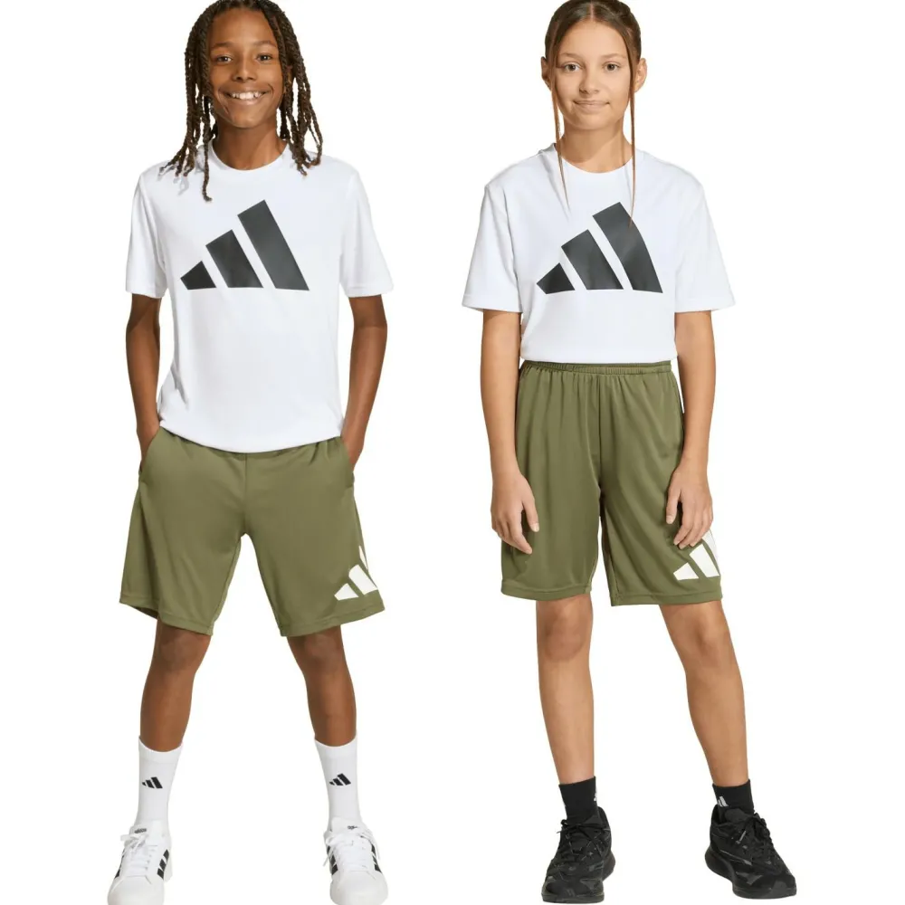 - Kid's Train-Essential Big Logo Shorts - Shorts < adidas Clearance