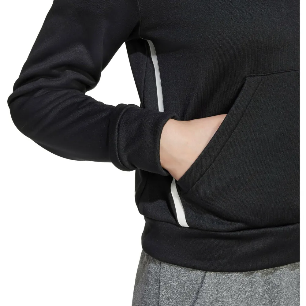 adidas - Kid's Train Essentials Game & Go Full Zip Crew - Pullover Black / White