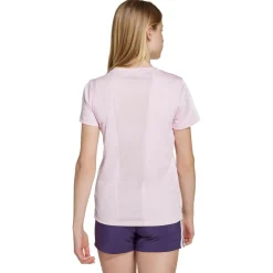adidas Fitnessbekleidung|Laufbekleidung-- Kid's Train Essentials 3-Stripes T-Shirt - Funktionsshirt Powder Plum / White