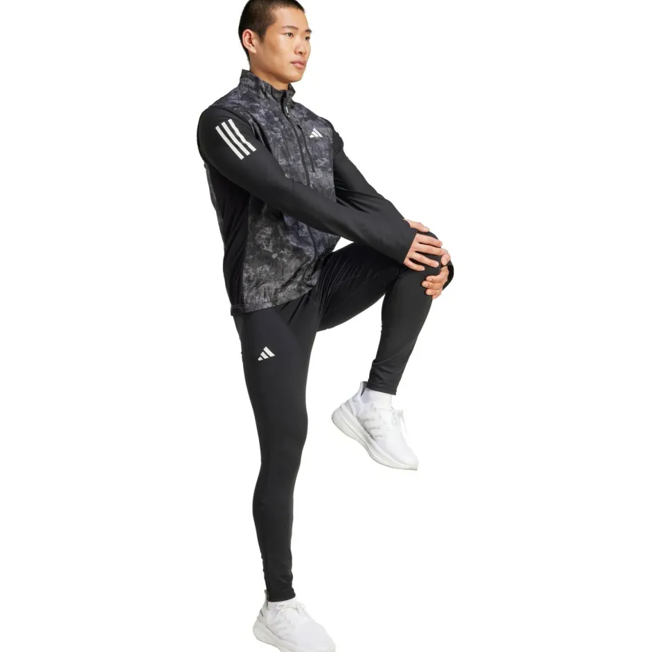 adidas Laufbekleidung|Westen-- Own The Run Spray Dye Vest - Laufweste Grey Four / Black