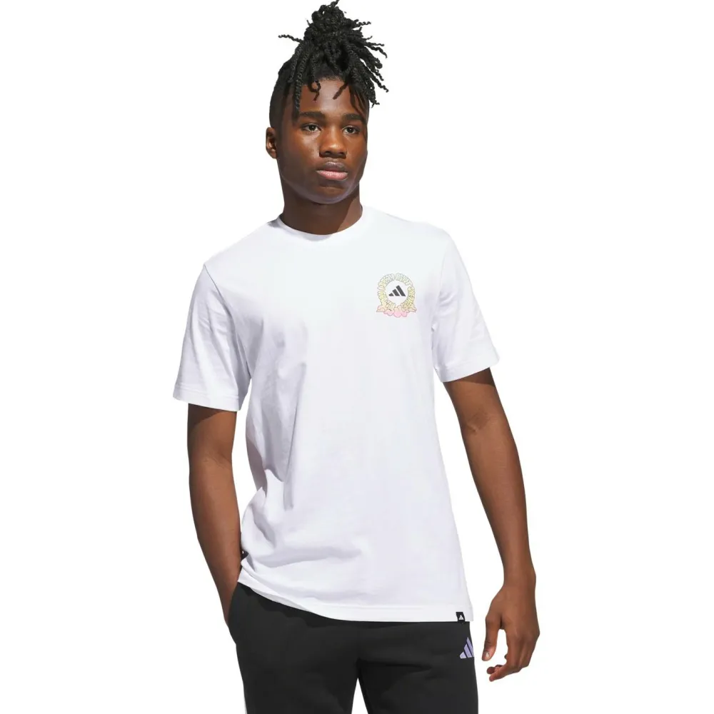 adidas - 90s Nostalgia City Graphic T-Shirt - T-Shirt White Hot