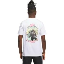 adidas - 90s Nostalgia City Graphic T-Shirt - T-Shirt White Hot