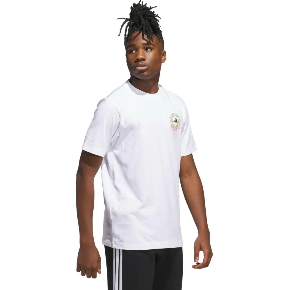 adidas - 90s Nostalgia City Graphic T-Shirt - T-Shirt White Hot