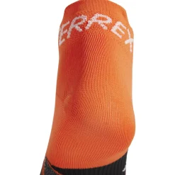 adidas Terrex - HEAT.RDY Trail Running Speed Socks - Laufsocken Semi Impact Orange / White