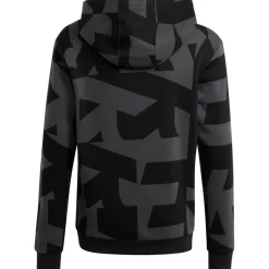 adidas Terrex - Kid's MT AOP Logo - Hoodie Carbon / Black Clearance