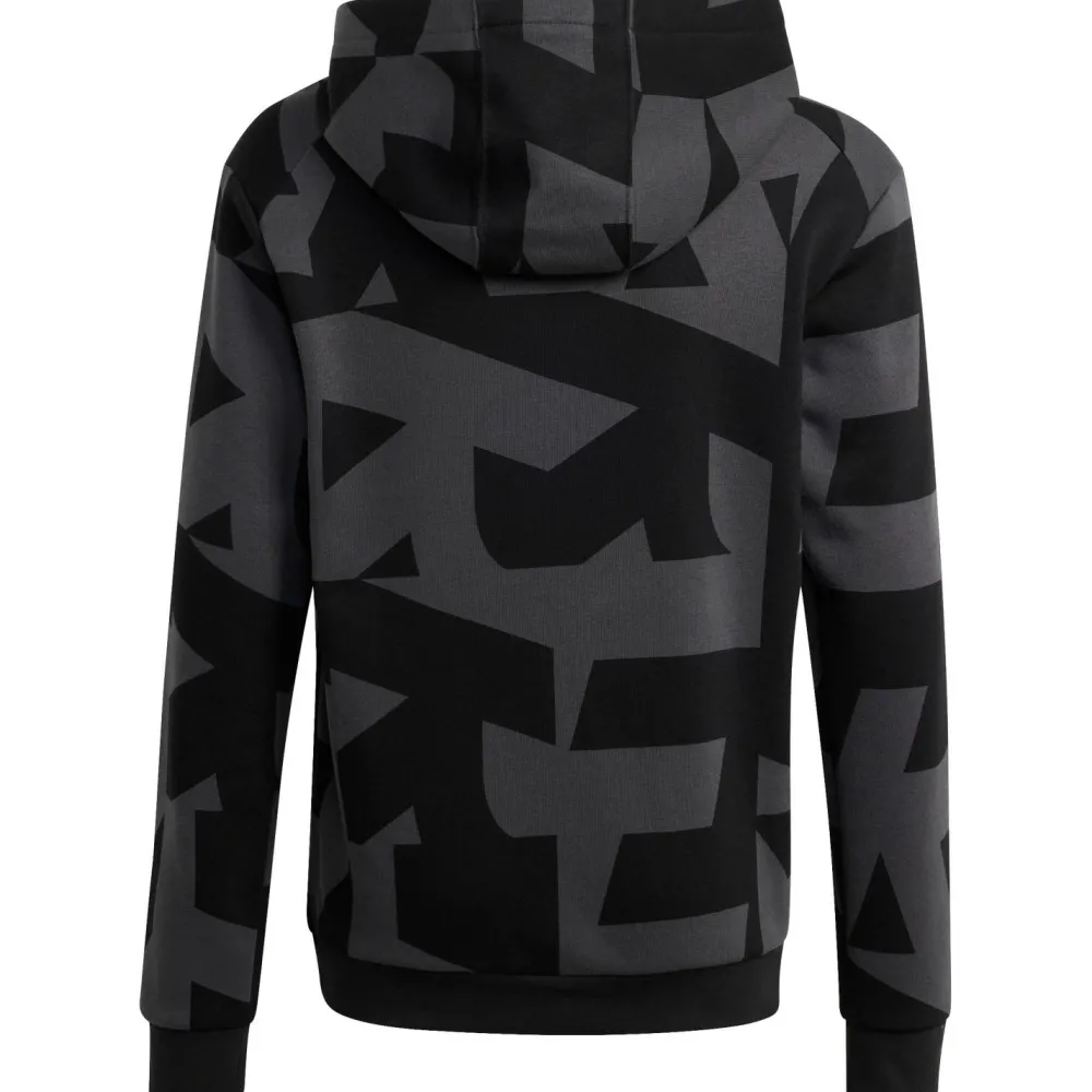 adidas Terrex - Kid's MT AOP Logo - Hoodie Carbon / Black Clearance