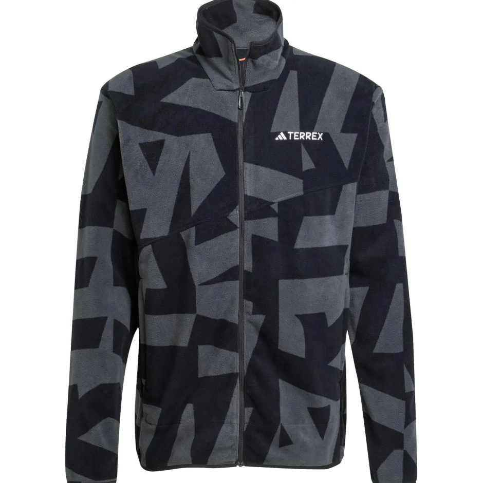 adidas Terrex - T AOP Fu Zip Feece - Feecejacke