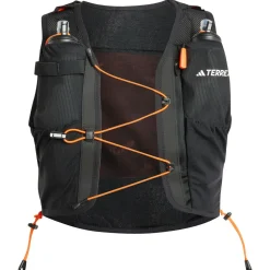 adidas Terrex - Terrex Trail Running Vest 12L - Trailrunningrucksack Black / White / Impact Orange