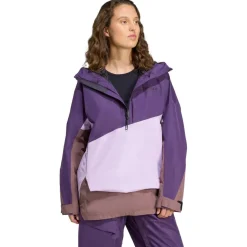 adidas Terrex Skibekleidung|Skijacken-- Women's Terrex Xploric 2 Layer Lined CP - Skijacke Powder Plum / Aurora Plum / Earth Strata