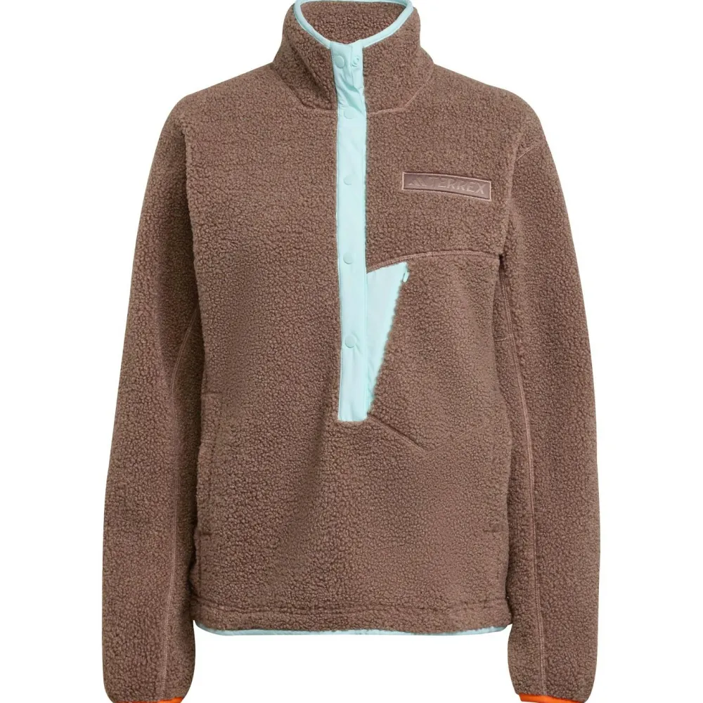 adidas Terrex - Women's Terrex Xploric High Pile Fleece - Fleecepullover Earth Strata / Semi Flash Aqua Outlet