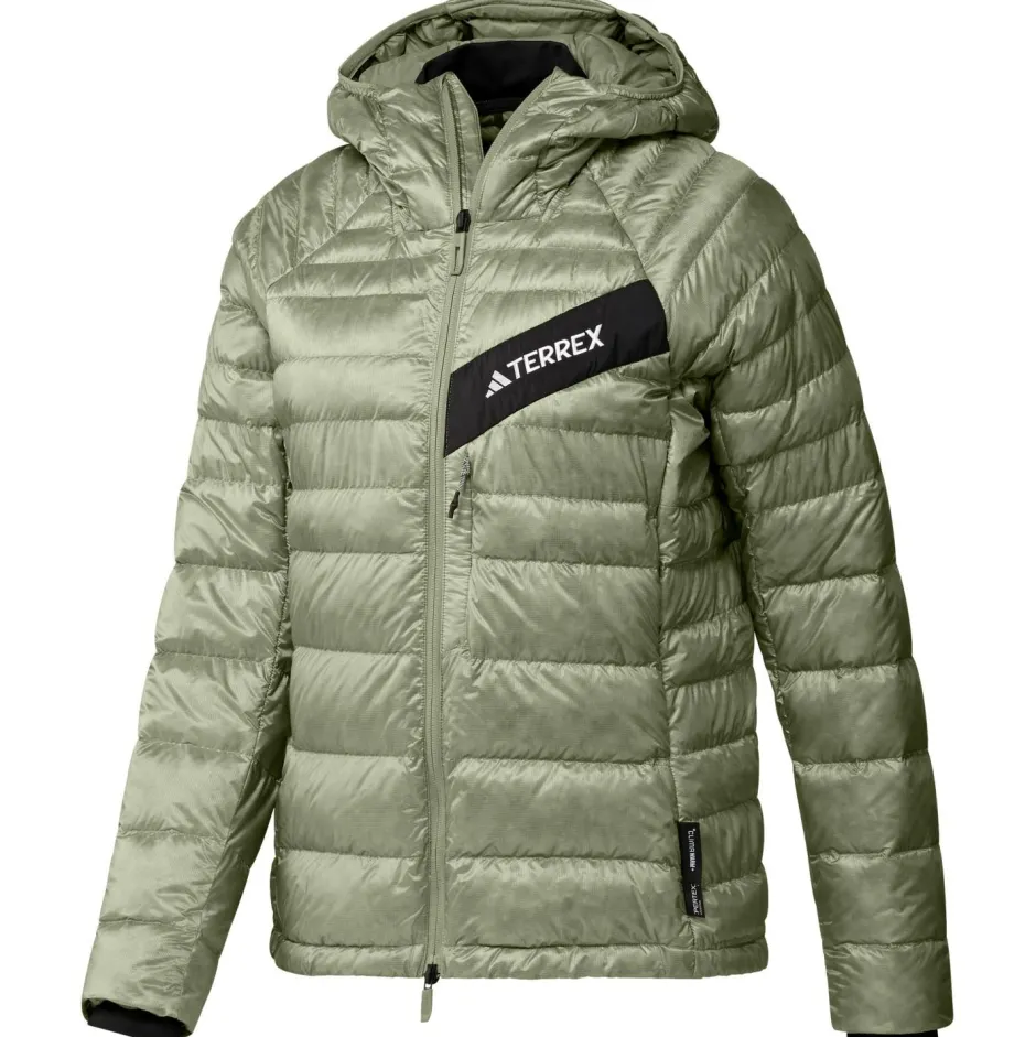 adidas Terrex Wanderbekleidung|Daunenjacken-- Women's TRK Down Jacket - Daunenjacke Tent Green