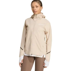 adidas Terrex Wanderbekleidung|Jacken-- Women's XPR Light Rain Jacket - Regenjacke Wonder Taupe