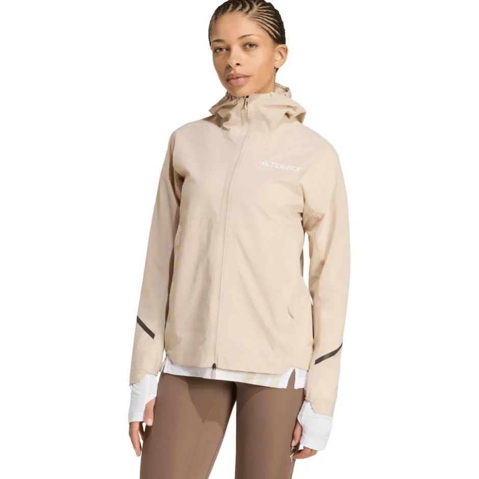 adidas Terrex Wanderbekleidung|Jacken-- Women's XPR Light Rain Jacket - Regenjacke Wonder Taupe