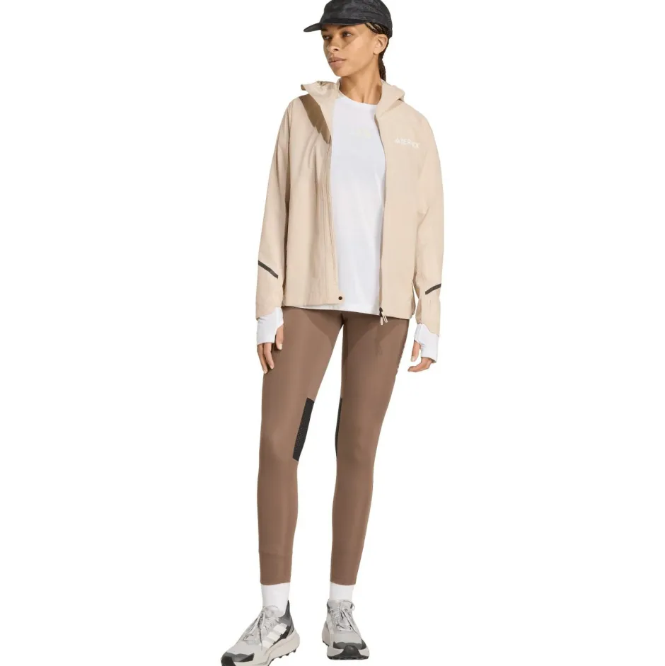 adidas Terrex Wanderbekleidung|Jacken-- Women's XPR Light Rain Jacket - Regenjacke Wonder Taupe
