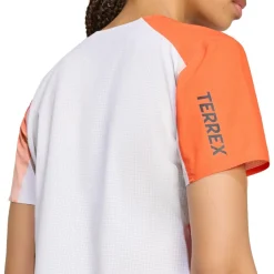 adidas Terrex Laufbekleidung|Shirts, Hemden & Longsleeves-- Women's XPR Pro Tee - Laufshirt White / Semi Impact Orange