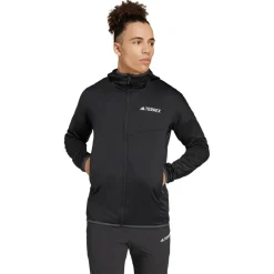 adidas Terrex Wanderbekleidung|Jacken-- XPR Light Hybrid Fleece - Fleecejacke Black