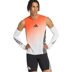 adidas Terrex Laufbekleidung|Shirts, Hemden & Longsleeves-- XPR Pro Tank - Laufshirt White / Semi Impact Orange