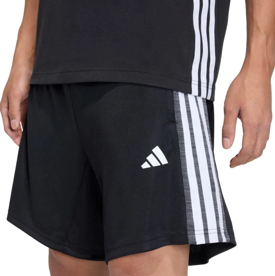 adidas Laufbekleidung|Hosen-- WE Allset 3-Stripes Shorts - Shorts Black / White