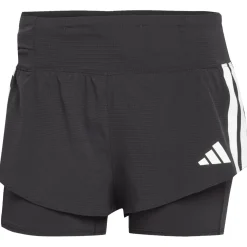 adidas - Women's Adizero 2in1 Shorts - Laufshorts Black Sale